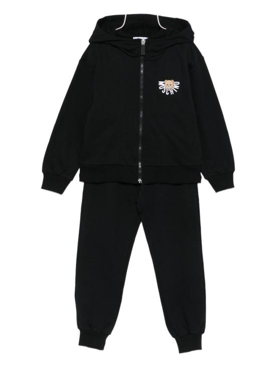 25FW [키즈] 모스키노 점프수트 HMK03X LCA4060100 Black