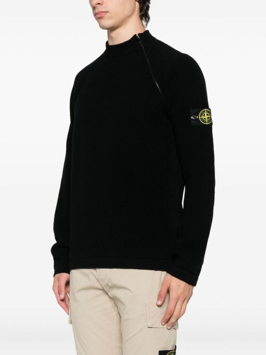 25FW 스톤 아일랜드 스웨터 5100073 S00A4V0029 Black - STONE ISLAND