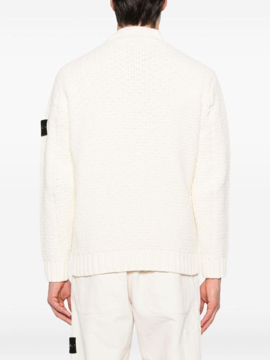 25FW 스톤 아일랜드 스웨터 5100019S 00N5V0093 White - STONE ISLAND