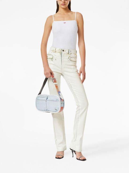 25FW 디젤 긴팔 티셔츠 A05107 0EJAI100 White - DIESEL