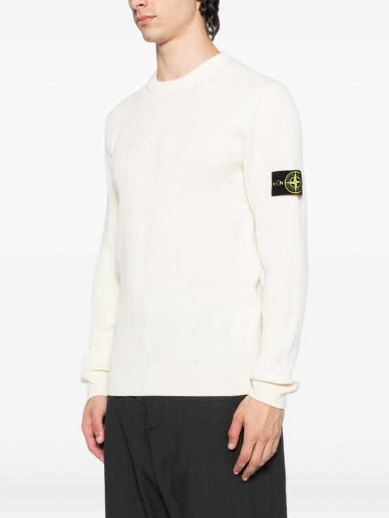 25FW 스톤 아일랜드 스웨터 5100053 S00C2V0093 White - STONE ISLAND