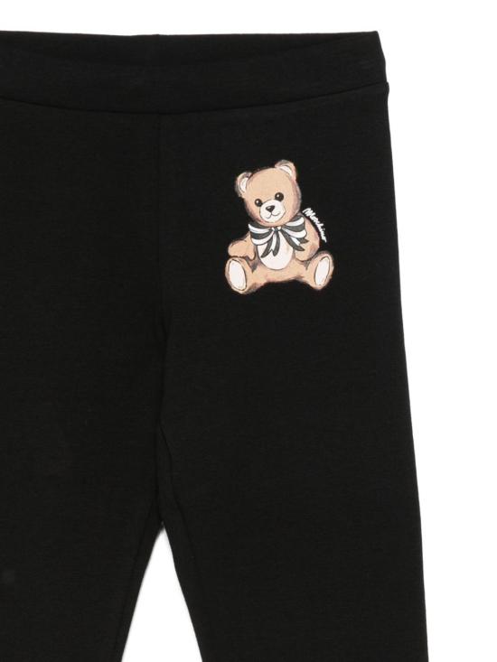 25FW [키즈] 모스키노 점프수트 HDK036 LDA1660100 Black - MOSCHINO