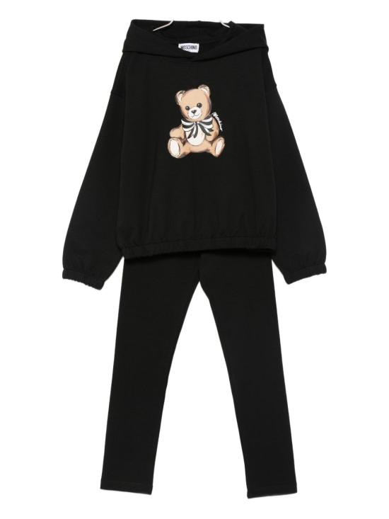 25FW [키즈] 모스키노 점프수트 HDK036 LDA1660100 Black