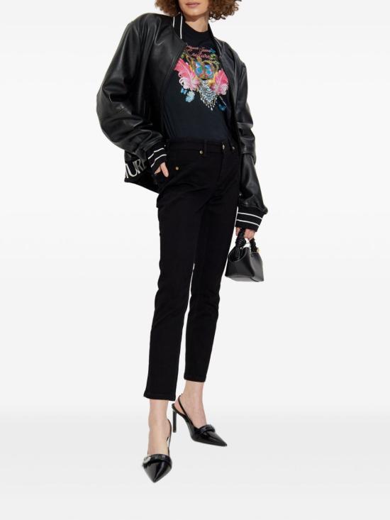 25FW 베르사체 반팔 티셔츠 79HAHE02CJ00E 899 Black - VERSACE