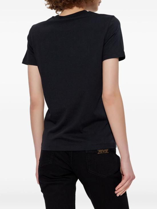 25FW 베르사체 반팔 티셔츠 79HAHE02CJ00E 899 Black - VERSACE