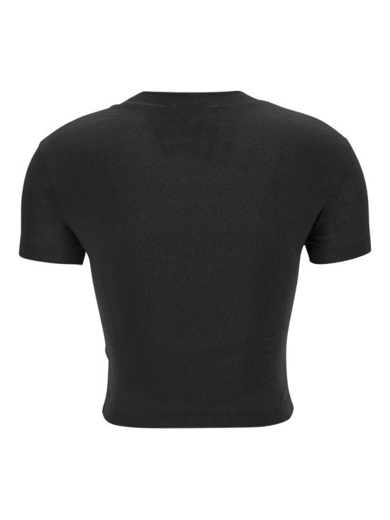 25FW 베르사체 반팔 티셔츠 79HAHE04CJ02E 899 Black - VERSACE