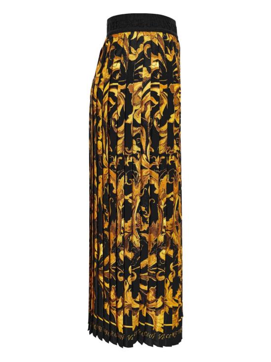 25FW 베르사체 숏 스커트 79HAE8P5NS573 G89 Black - VERSACE