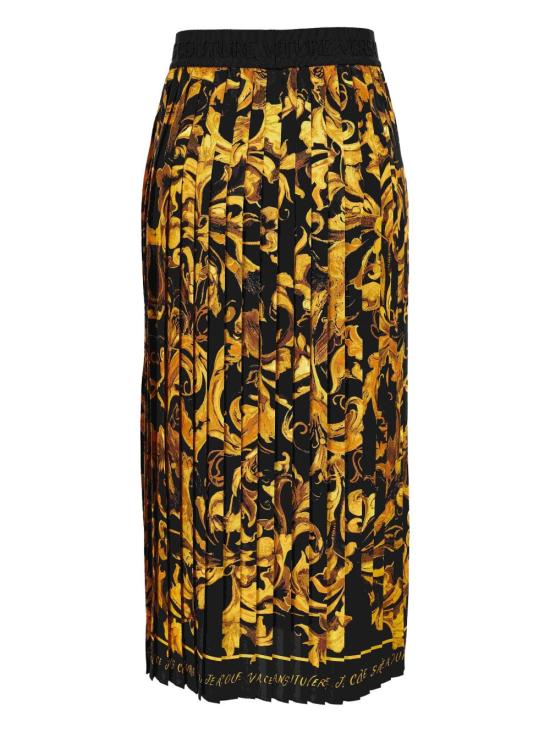 25FW 베르사체 숏 스커트 79HAE8P5NS573 G89 Black - VERSACE