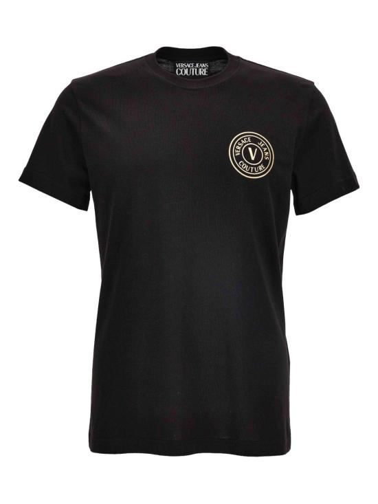 25FW 베르사체 반팔 티셔츠 79GAHT00CJ00T G89 Black