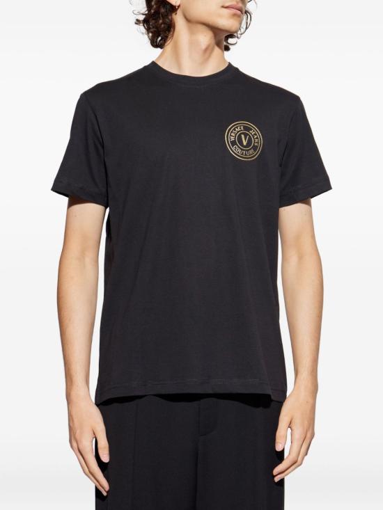 25FW 베르사체 반팔 티셔츠 79GAHT00CJ00T G89 Black - VERSACE