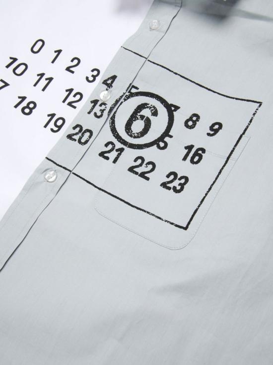 25FW [키즈] MM6 메종마르지엘라 셔츠 M60860MM014 M6C36 White - MM6 MAISON MARGIELA