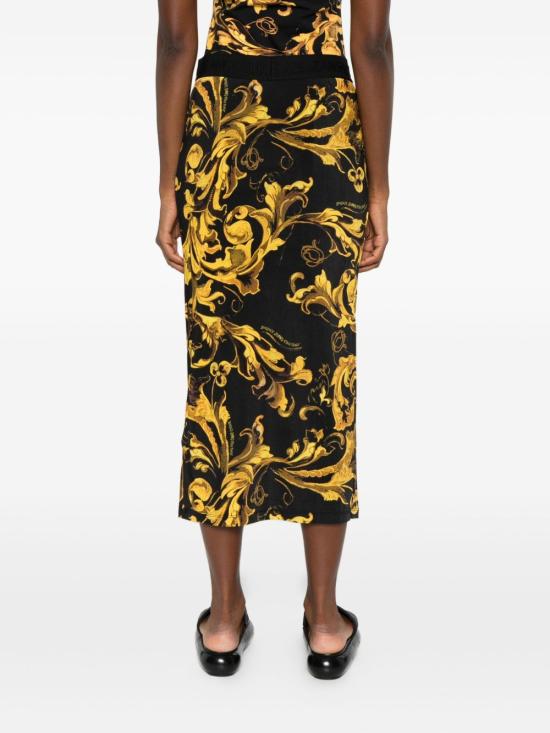 25FW 베르사체 숏 스커트 79HAE806JS500 G89 Black - VERSACE