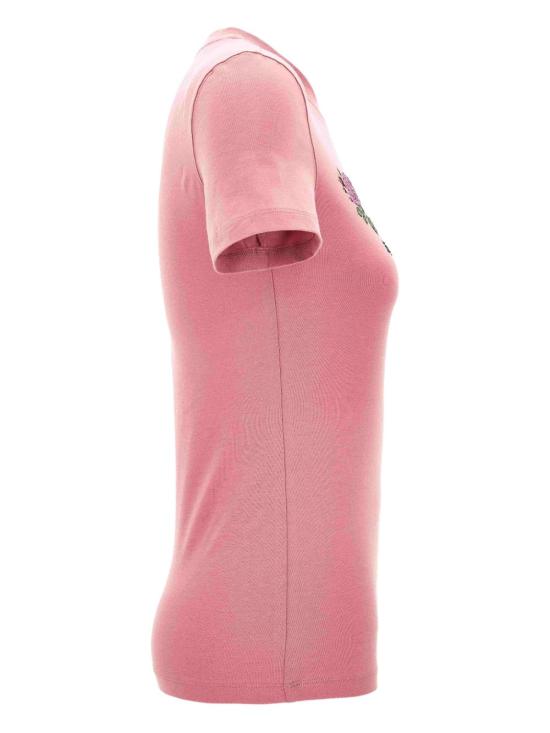 25FW 베르사체 반팔 티셔츠 79HAHB00CJB01 459 Pink - VERSACE