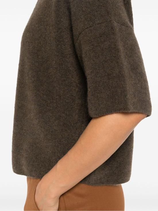 25FW 필리파 케이 반팔 티셔츠 30462 0070 Brown - FILIPPA K