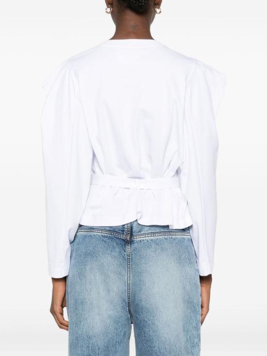 25FW 베르사체 스웨터 79HAHE03CJ01E 003 White - VERSACE