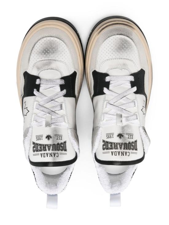 25FW [키즈] 디스퀘어드2 스니커즈 81496 White - DSQUARED2