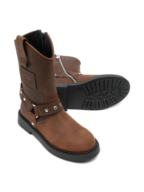 25FW [키즈] 디스퀘어드2 미들 부츠 81507 2 Brown - DSQUARED2