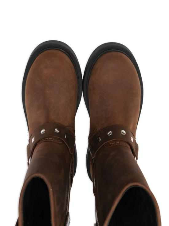 25FW [키즈] 디스퀘어드2 미들 부츠 81507 2 Brown - DSQUARED2