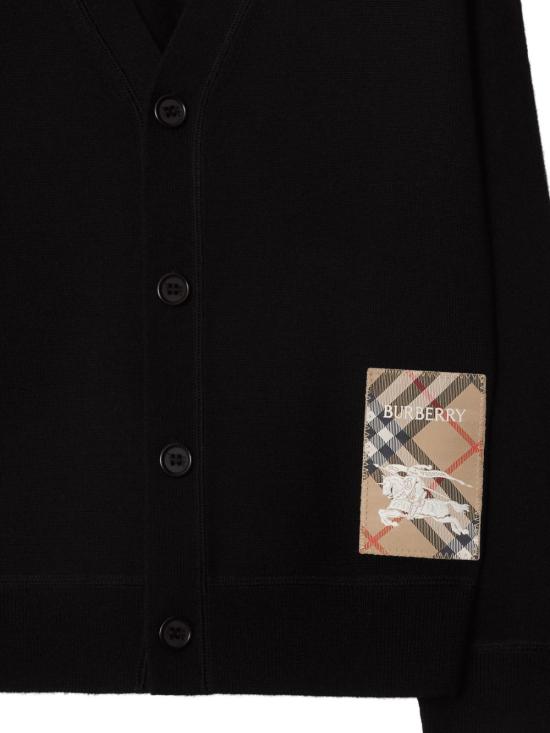 25FW [키즈] 버버리 니트/스웻셔츠 8100380 A1189 Black - BURBERRY