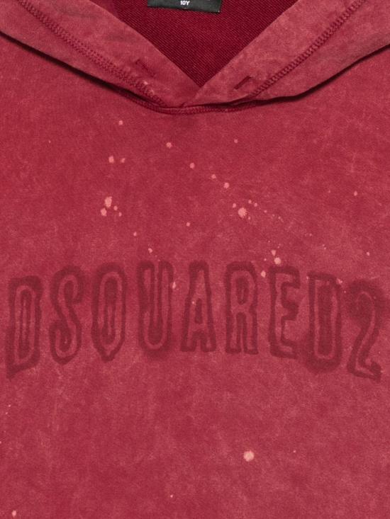25FW [키즈] 디스퀘어드2 니트/스웻셔츠 DQ3009D0AE1 DQ455 Red - DSQUARED2