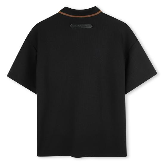 25FW [키즈] 랑방 폴로 셔츠 N30289 09B Black - LANVIN