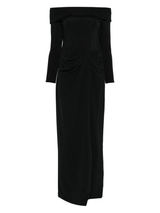 25FW 랄프 로렌 미디 원피스 253982108 001 Black