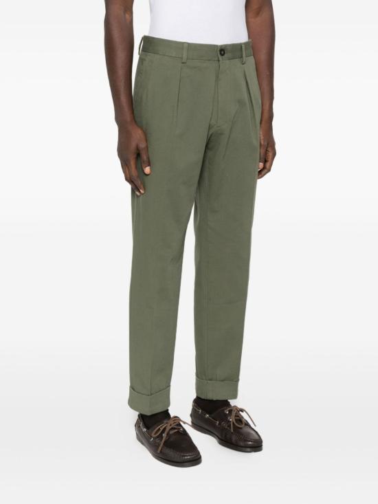 25FW 인코텍스 스트레이트 팬츠 1W0901 9461A720 Green - INCOTEX