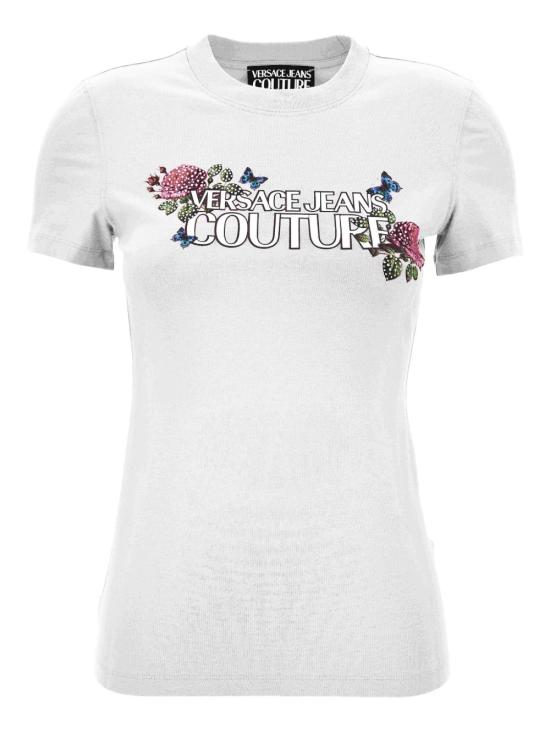 25FW 베르사체 반팔 티셔츠 79HAHB00CJB01 003 White