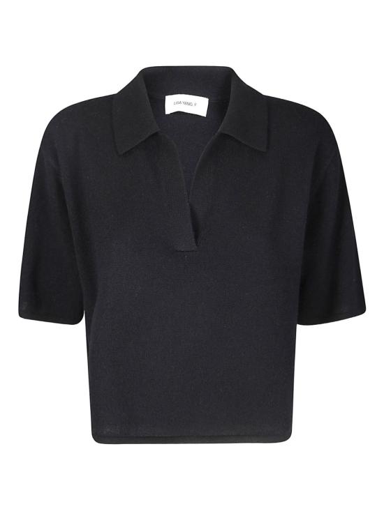 25FW 리사 양 폴로 티셔츠 2025103 BL Black