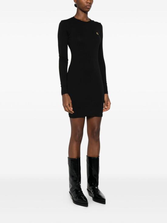 25FW 저스트까발리 미디 원피스 79PAOT06CJ502 899 Black - JUST CAVALLI