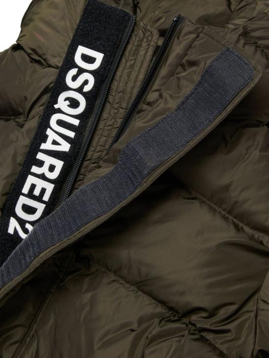 25FW [키즈] 디스퀘어드2 패딩 DQ1090D00BN DQ518 Green - DSQUARED2