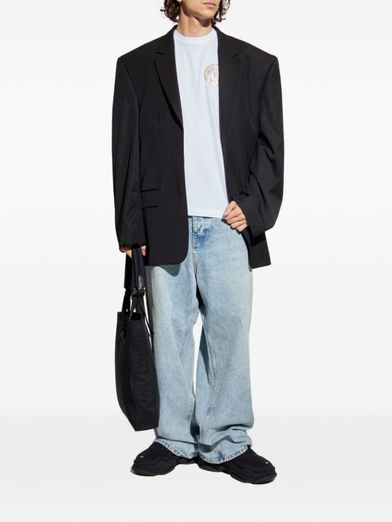 25FW 베르사체 반팔 티셔츠 79GAHT00CJ00T G03 White - VERSACE