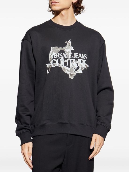 25FW 베르사체 긴팔 티셔츠 79GAIE10CF00E 899 Black - VERSACE