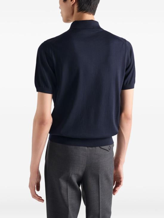 25FW 프라다 폴로 티셔츠 UMF148SOOO 18DYF0008 Blue - PRADA