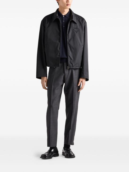 25FW 프라다 폴로 티셔츠 UMF148SOOO 18DYF0008 Blue - PRADA