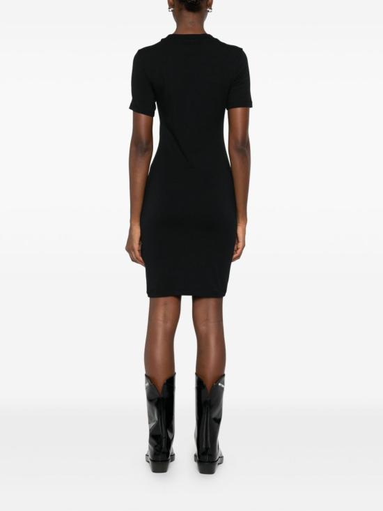 25FW 베르사체 미디 원피스 79HAOE05CJ02E 899 Black - VERSACE