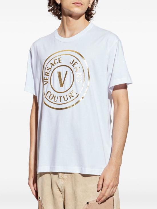 25FW 베르사체 반팔 티셔츠 79GAHT01CJ00T G03 White - VERSACE