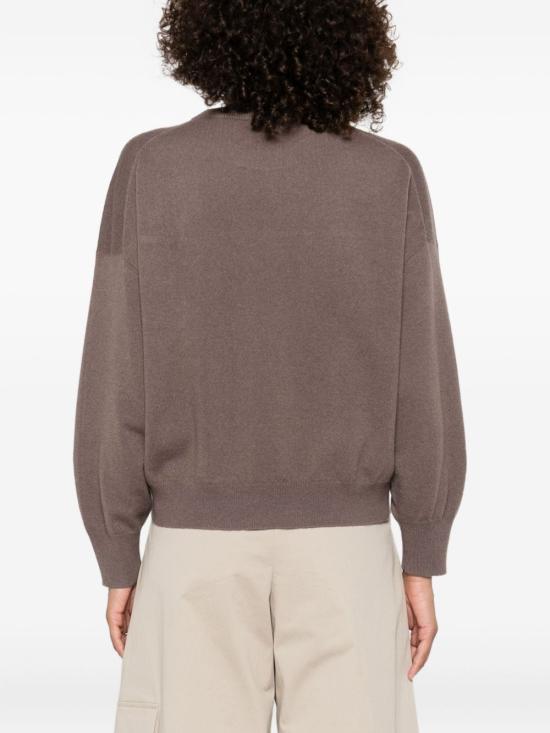 25FW 브루넬로 쿠치넬리 스웨터 M12212600 C4372 Brown - BRUNELLO CUCINELLI