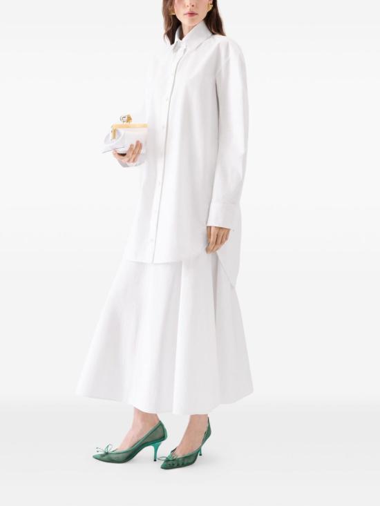 25FW 자크뮈스 미디 원피스 DRW00686AW00648 100 White - JACQUEMUS