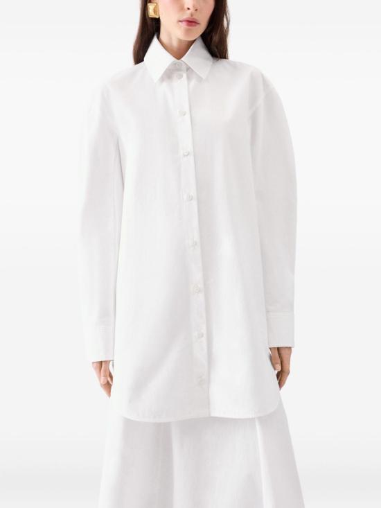 25FW 자크뮈스 미디 원피스 DRW00686AW00648 100 White - JACQUEMUS