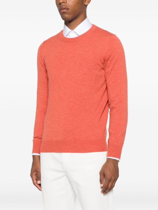 25FW 브루넬로 쿠치넬리 스웨터 M2200100 CRY11 Orange - BRUNELLO CUCINELLI