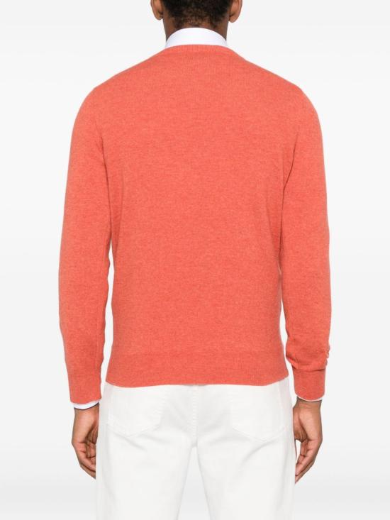 25FW 브루넬로 쿠치넬리 스웨터 M2200100 CRY11 Orange - BRUNELLO CUCINELLI