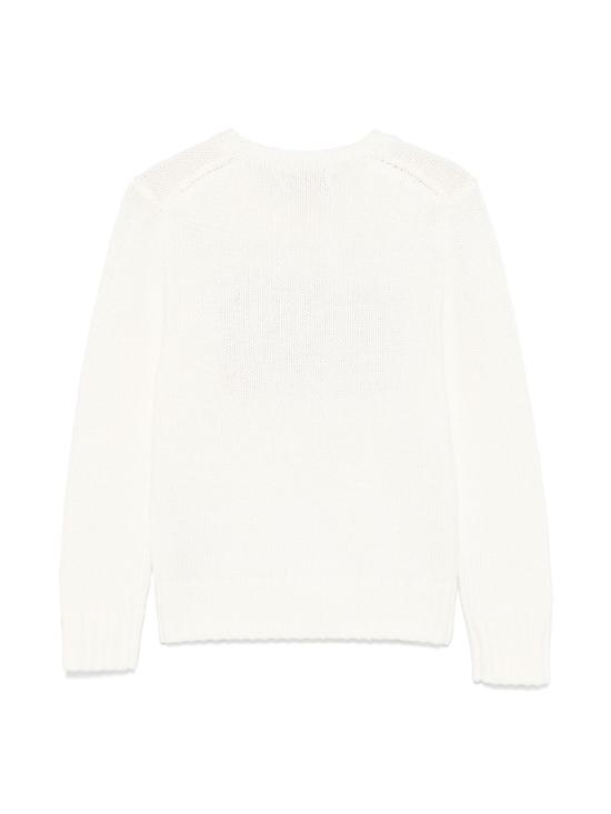 25FW [키즈] 폴로 랄프로렌 캐시미어 니트 322668285 006 White - POLO RALPH LAUREN