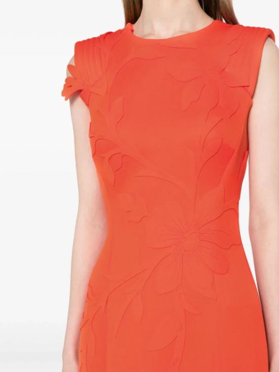  사이드 코베이시 롱 원피스 꽃 자수 네오프렌 드레스 - SAIID KOBEISY