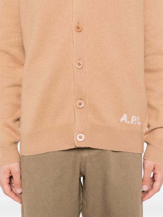 25FW 아페쎄 가디건 WVBDKH22305 CAB Beige - A.P.C.