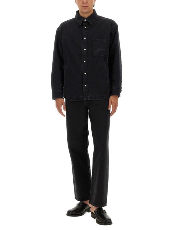 25FW 자크뮈스 라 슈미즈 불랑제 퍼프 오버셔츠 OUM00115AD0 0019990 Black - JACQUEMUS