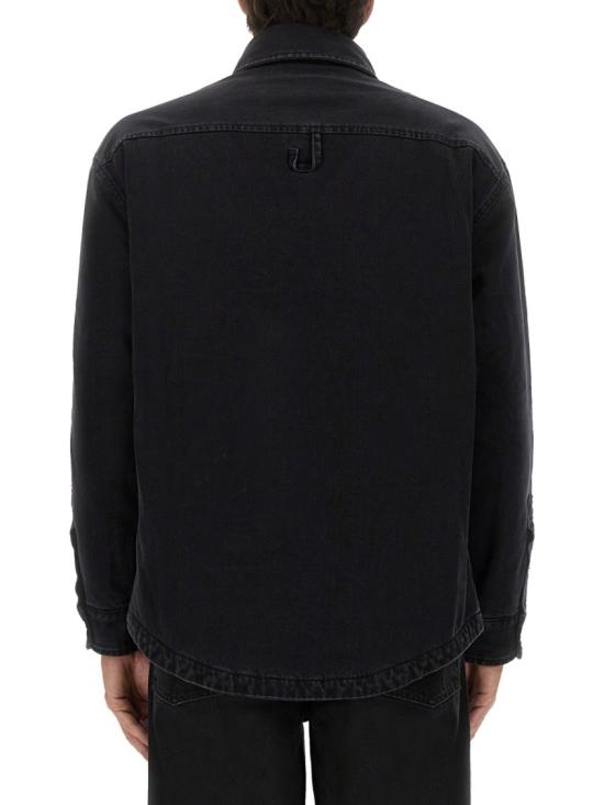 25FW 자크뮈스 라 슈미즈 불랑제 퍼프 오버셔츠 OUM00115AD0 0019990 Black - JACQUEMUS