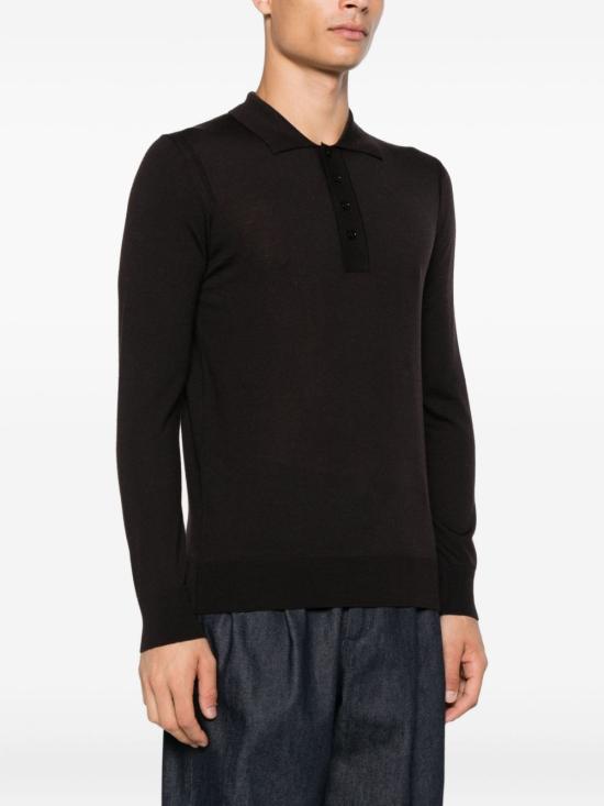 25FW 파올로페코라 폴로 티셔츠 A010F001 2232 Brown - PAOLO PECORA