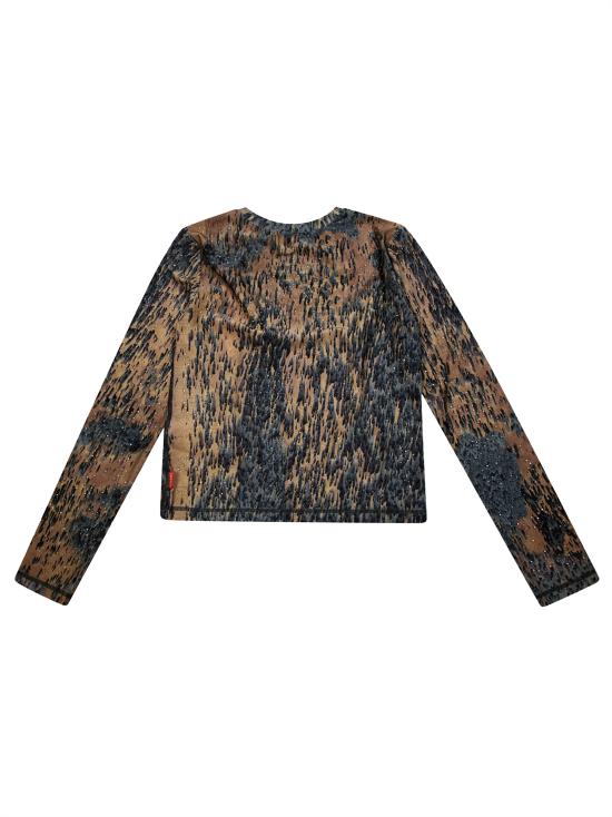 25FW [키즈] 디젤 가디건 J02407 0KMAQ TOSCA K90 GRIGIO - DIESEL