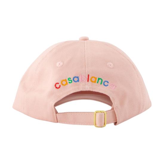 25FW 카사블랑카 볼캡 A AW25 HAT 002 02 pink - CASABLANCA